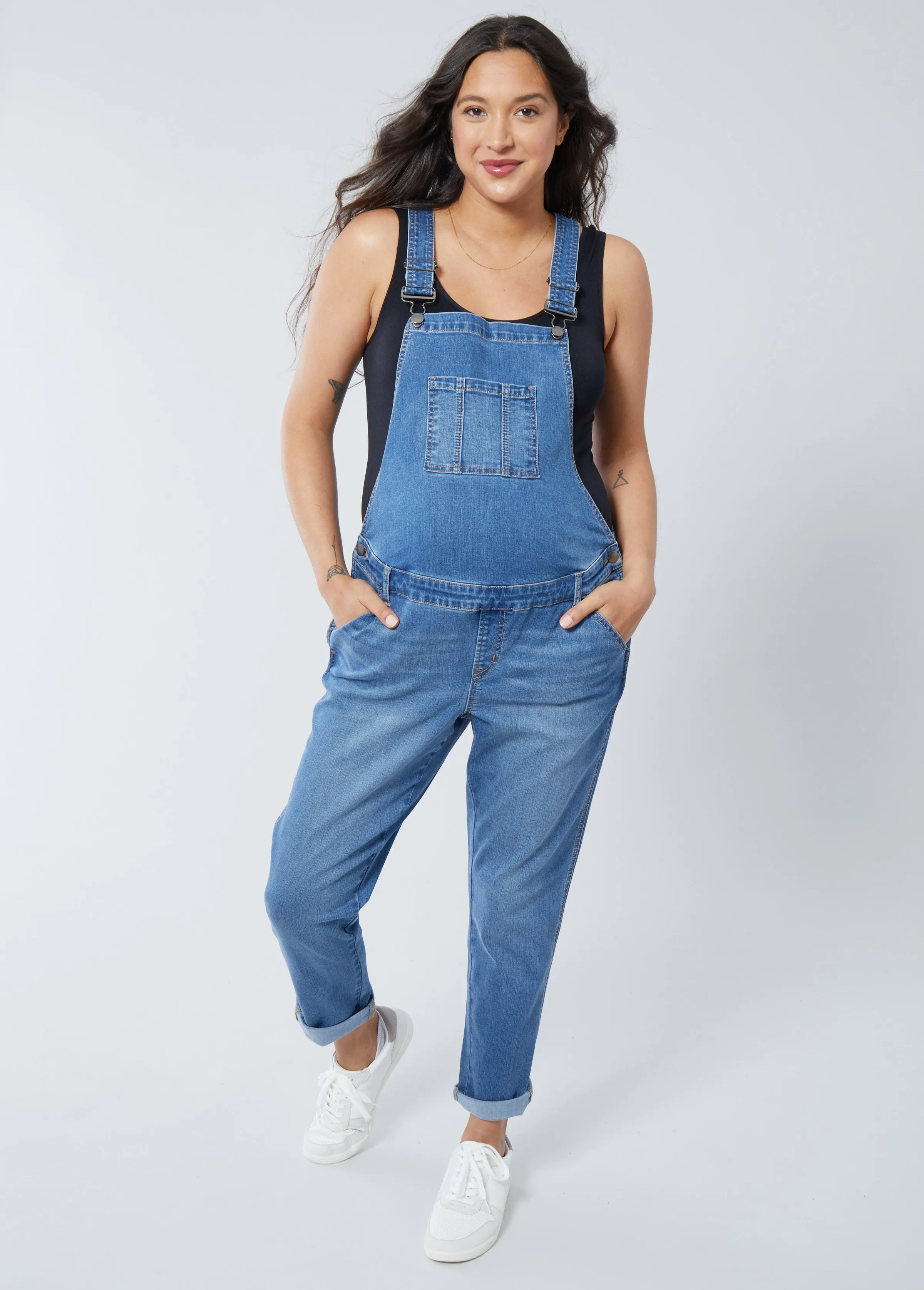 Denim Maternity Overall