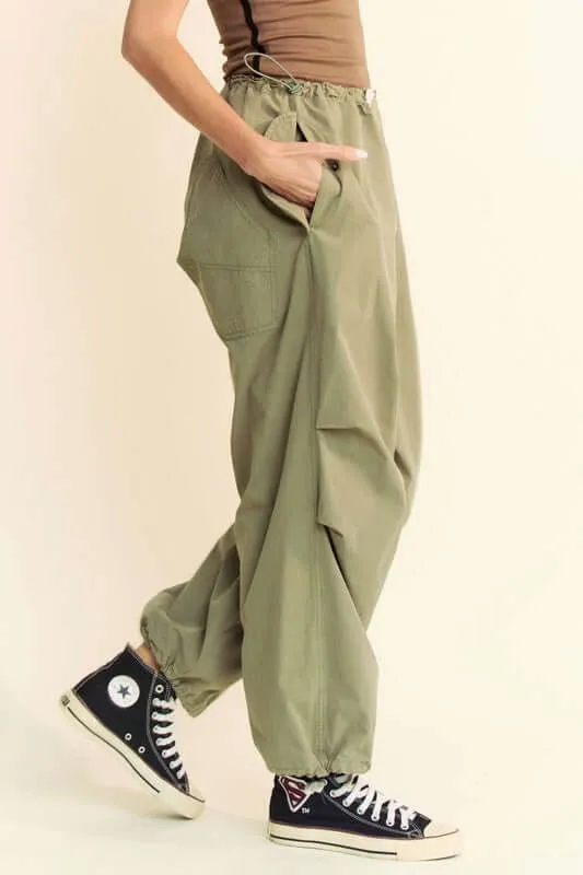 Drawstring Baggy Pants
