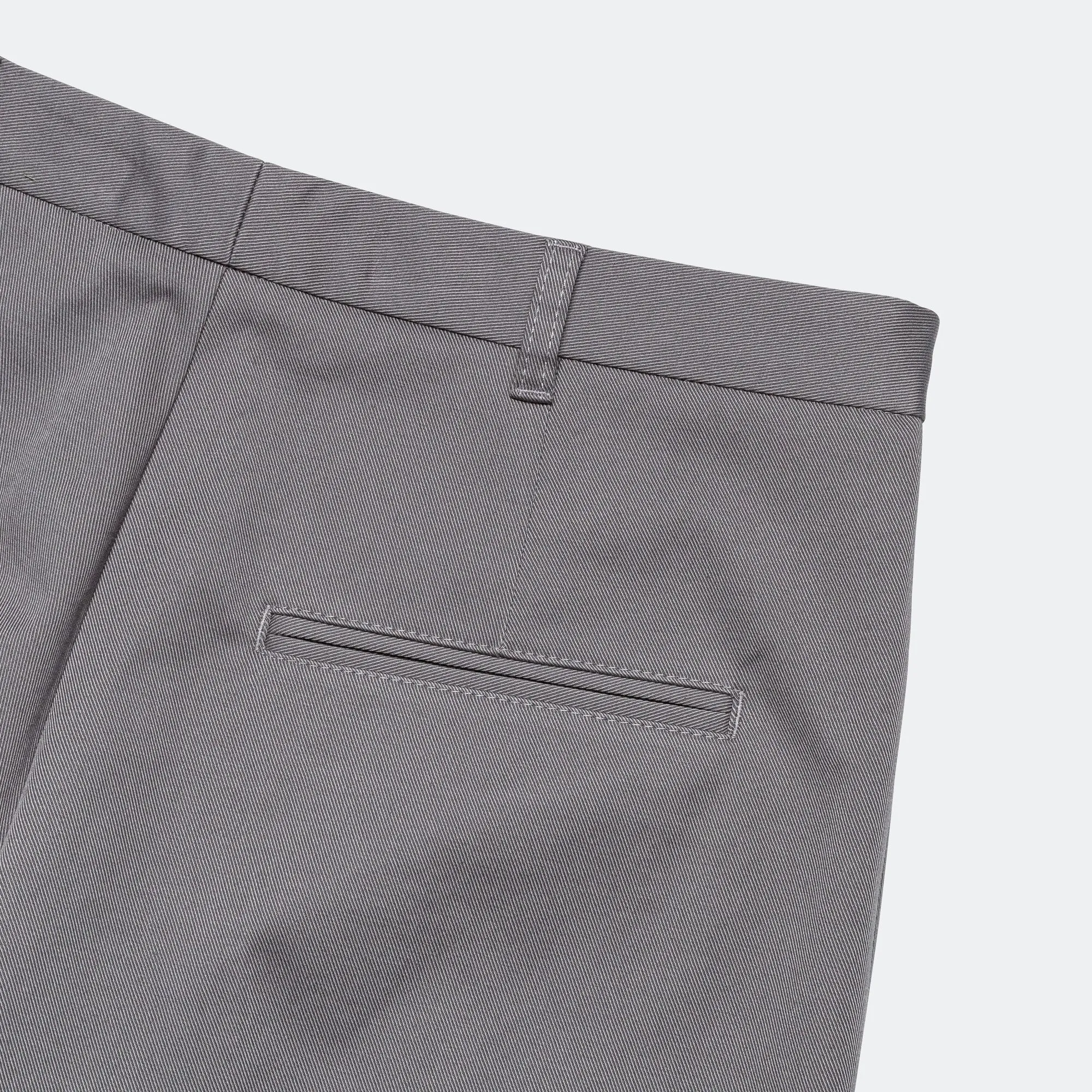 Gabardine Classic Trousers - Grey