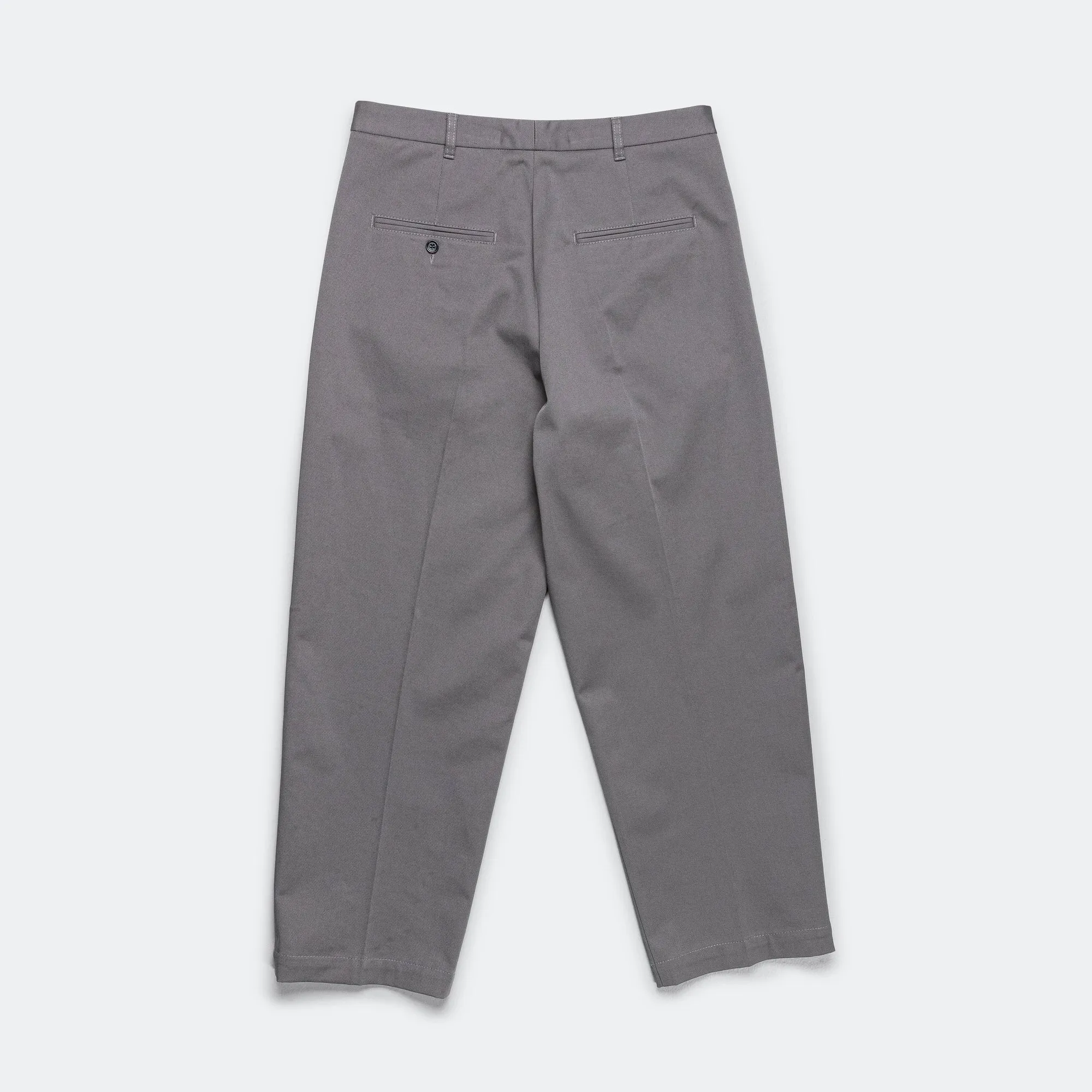Gabardine Classic Trousers - Grey