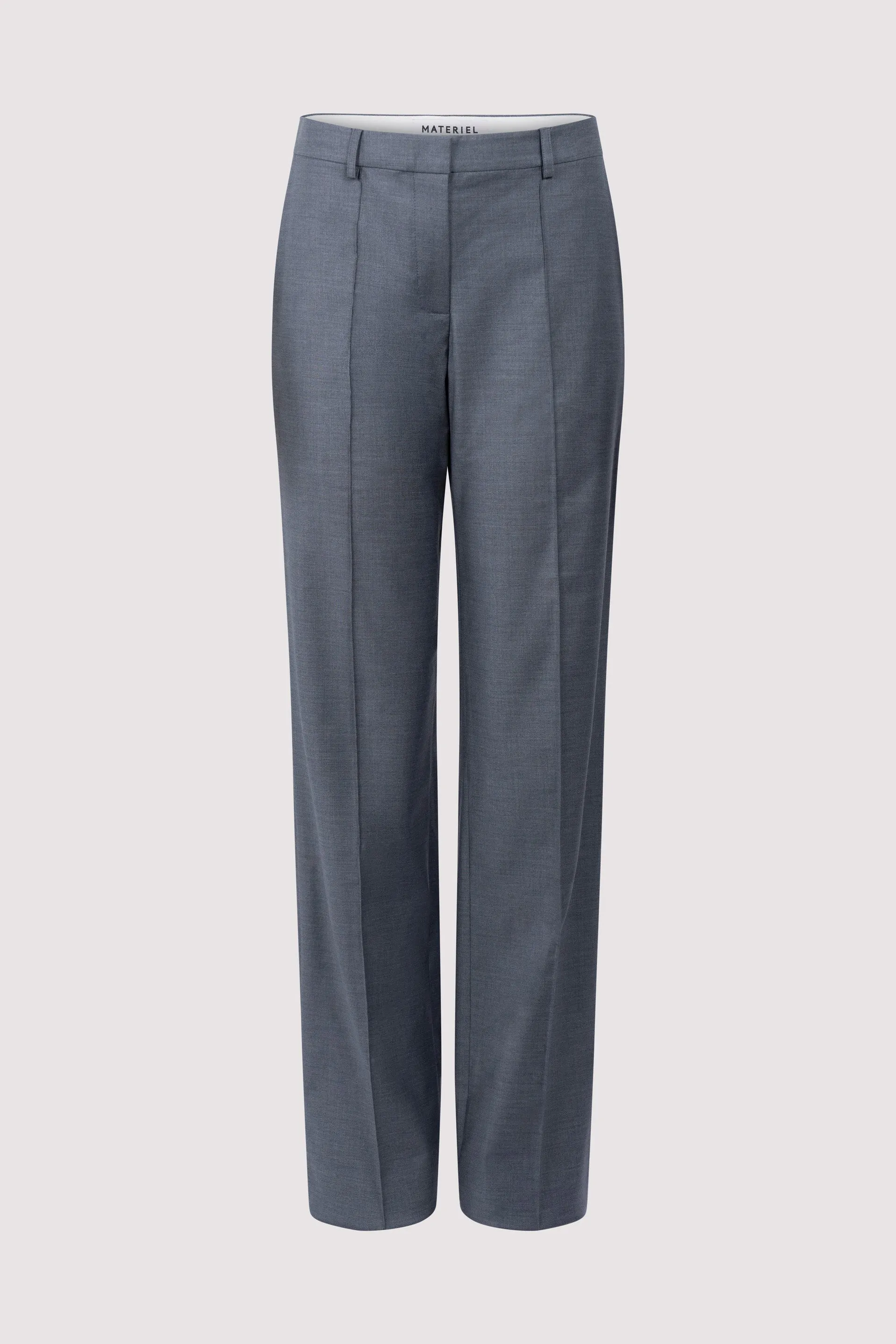 Grey Classic Fit Pants