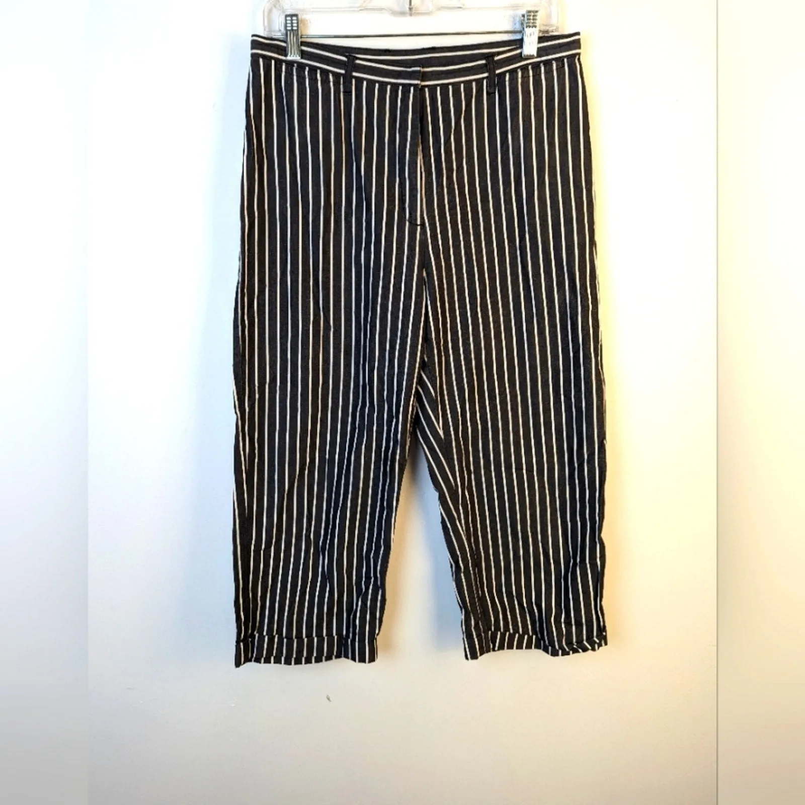Lauren Ralph Lauren Striped Cropped Pants / 10