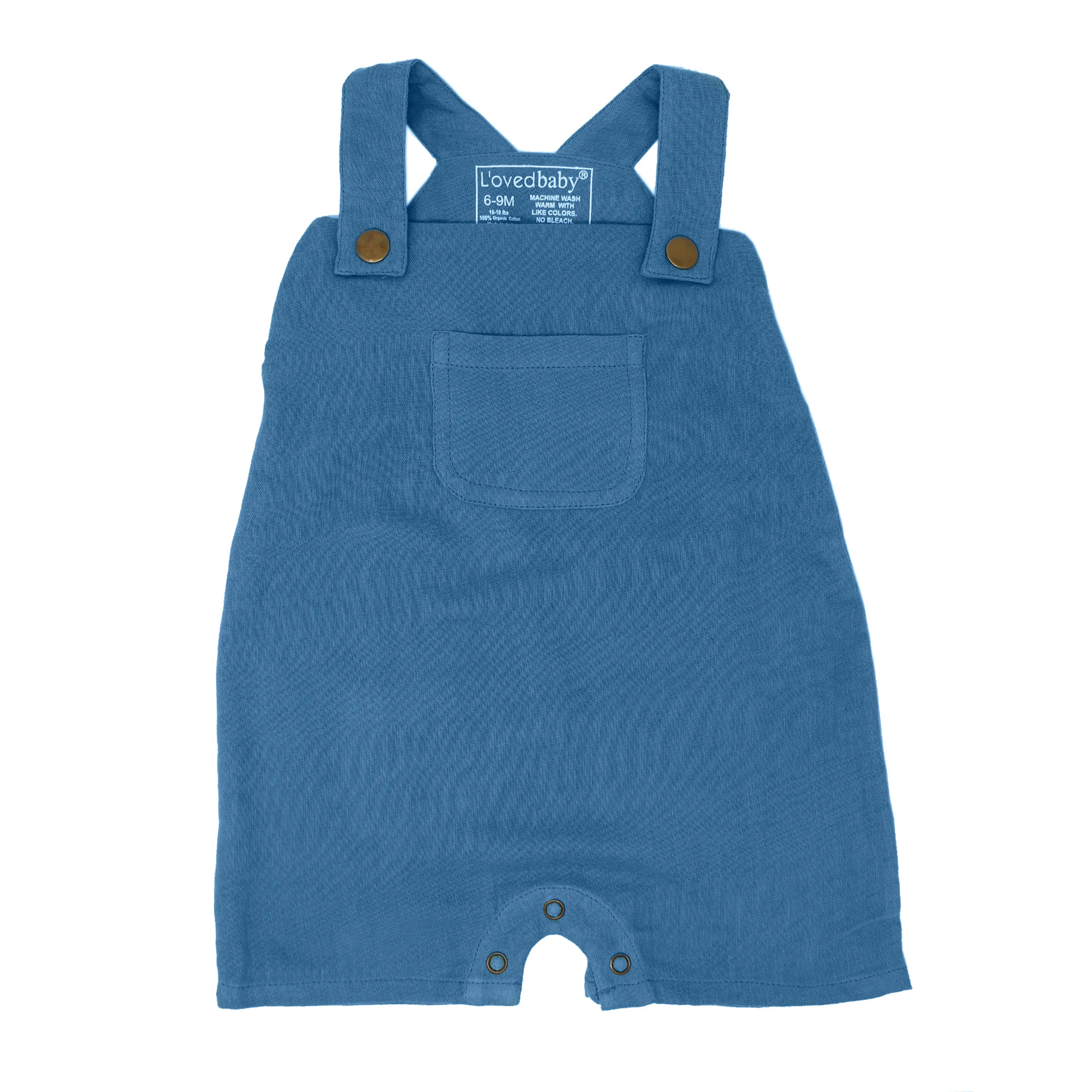 L'ovedbaby Muslin Tees, Overalls, & Harem Pants Set: 9-12m