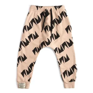 NUNUNU French Terry Nununu Baggy Pants Nude