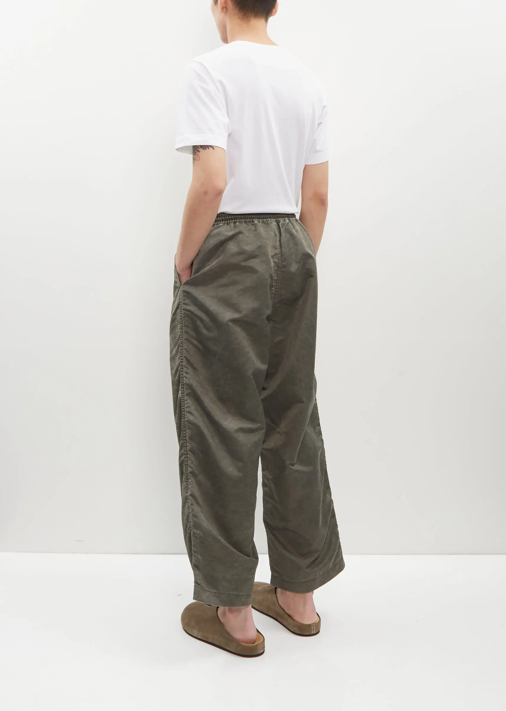 Nylon Twill Garment Dyed Pants