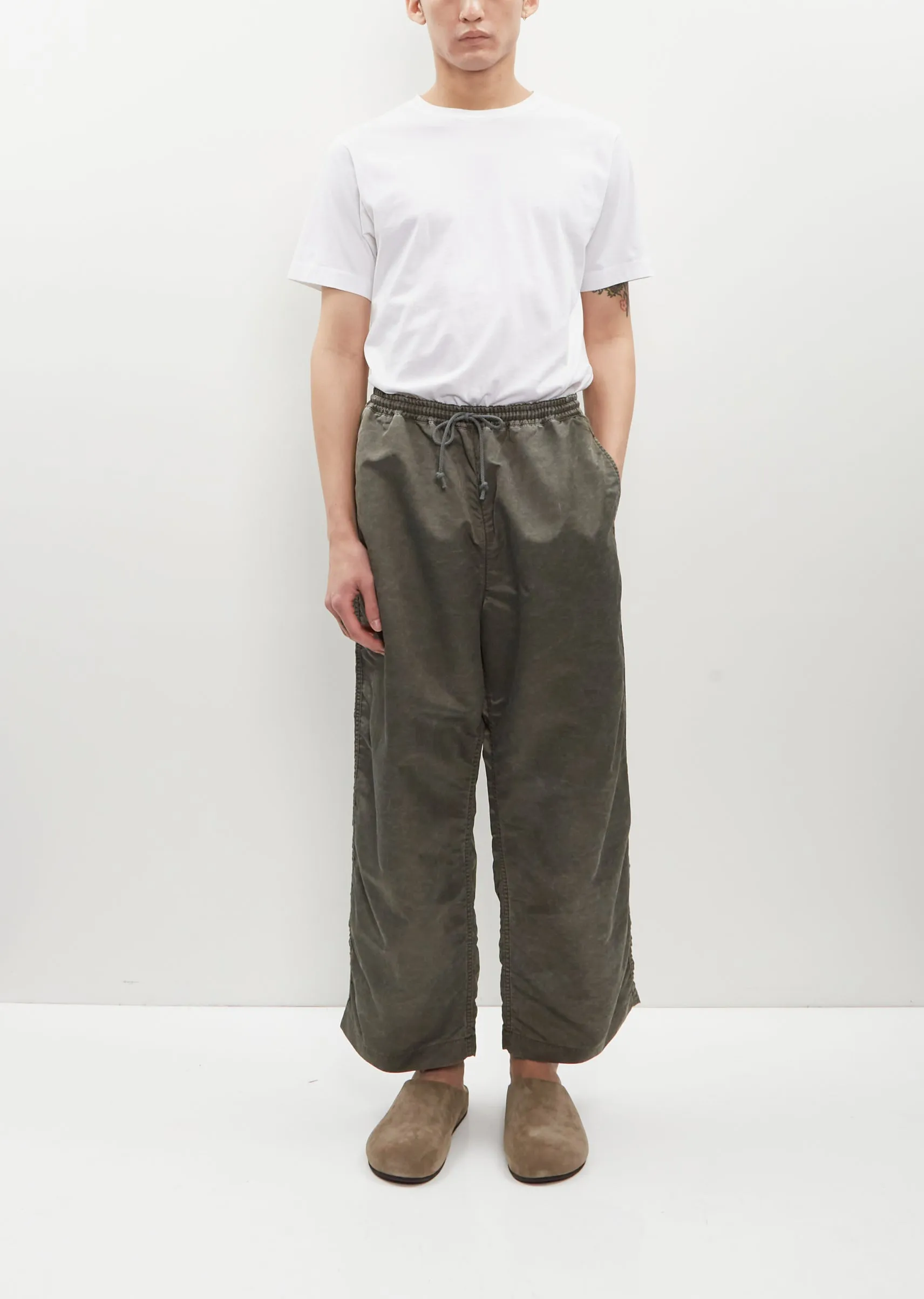 Nylon Twill Garment Dyed Pants