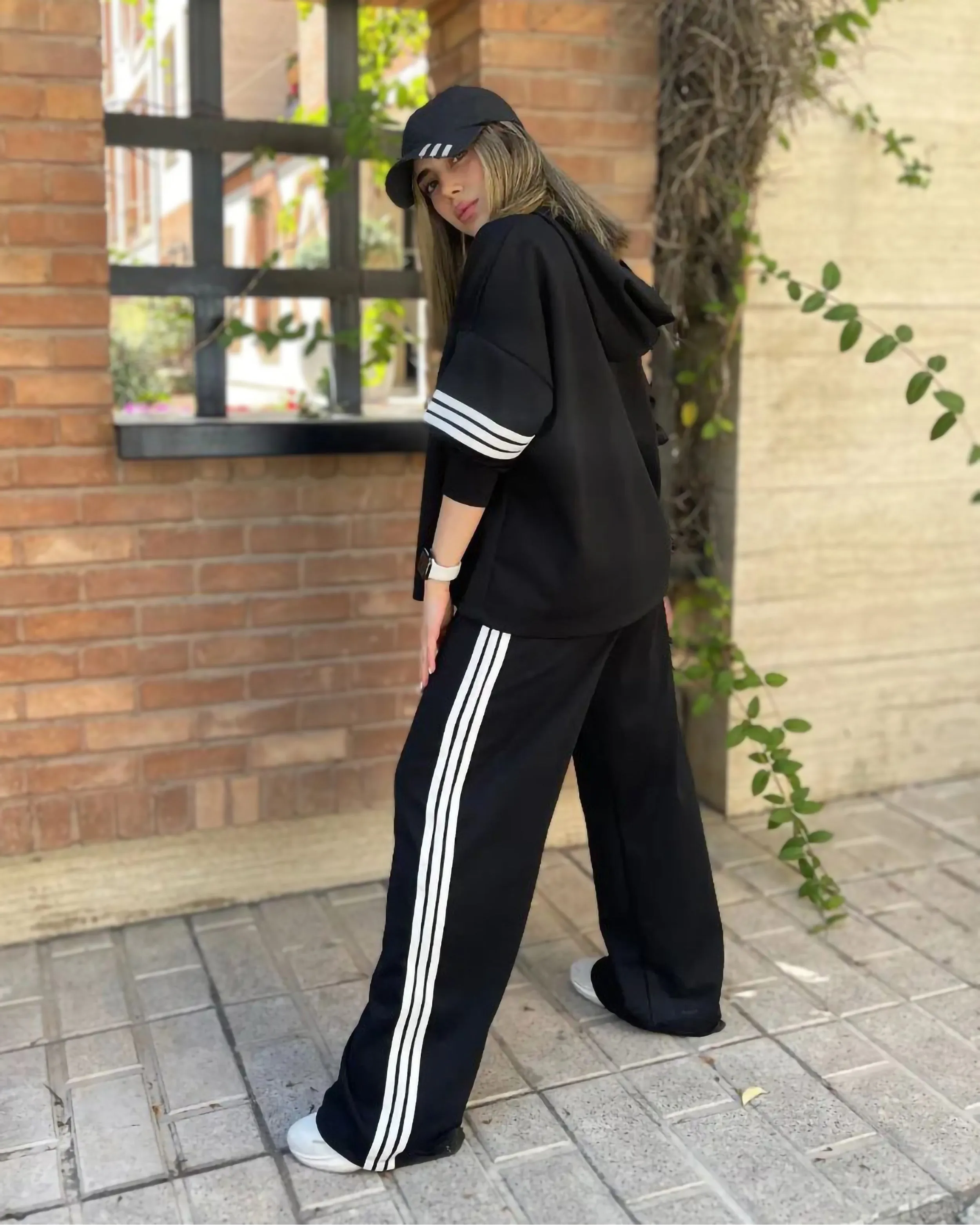 Oversized Striped Tracksuit