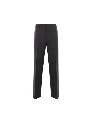 Prince of Wales Wool Trousers
