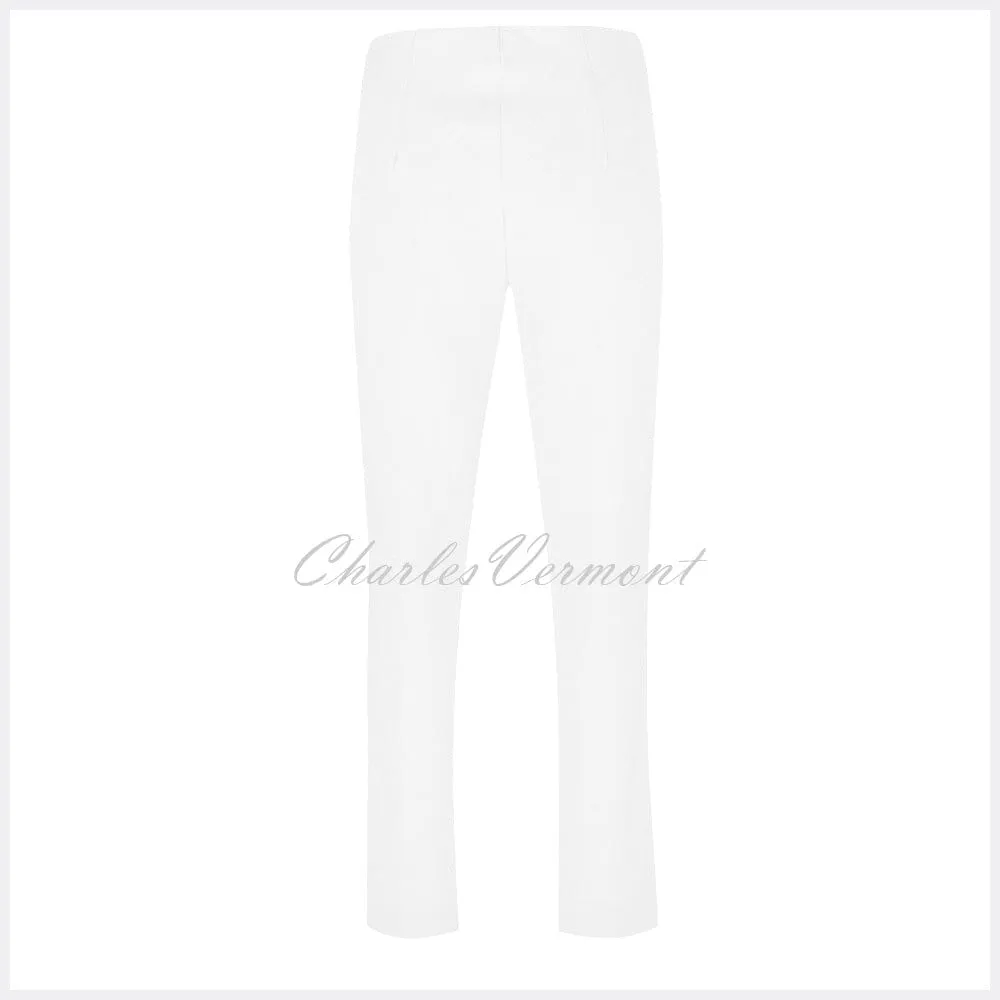 Robell Jacklyn Trouser 51408-5689-10 (White) – SHORTER LENGTH 29"