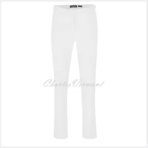 Robell Jacklyn Trouser 51408-5689-10 (White) – SHORTER LENGTH 29"