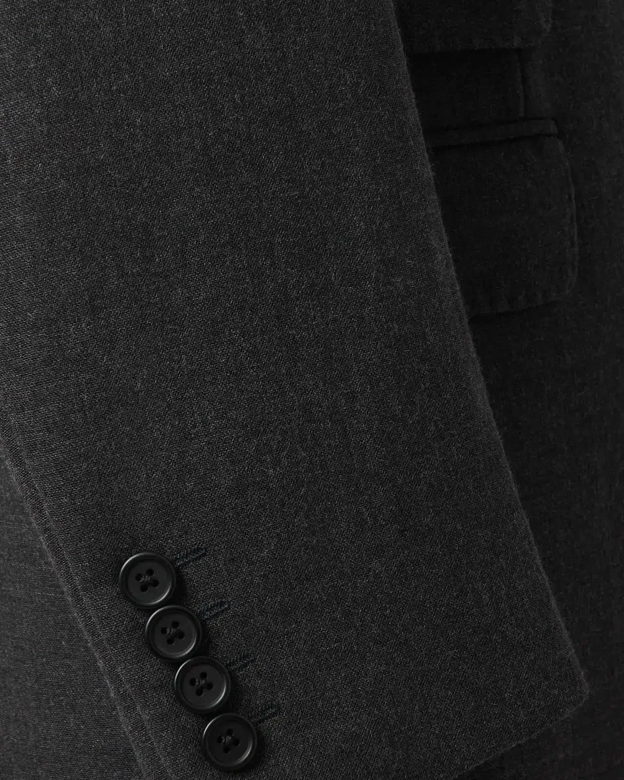 SB2 Worsted Wool Mix Travel Suit Charcoal Grey