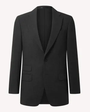 SB2 Worsted Wool Mix Travel Suit Charcoal Grey
