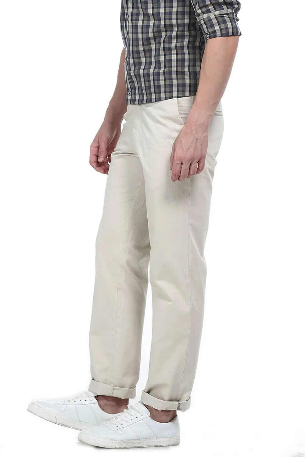 Slim Fit Cotton Trouser