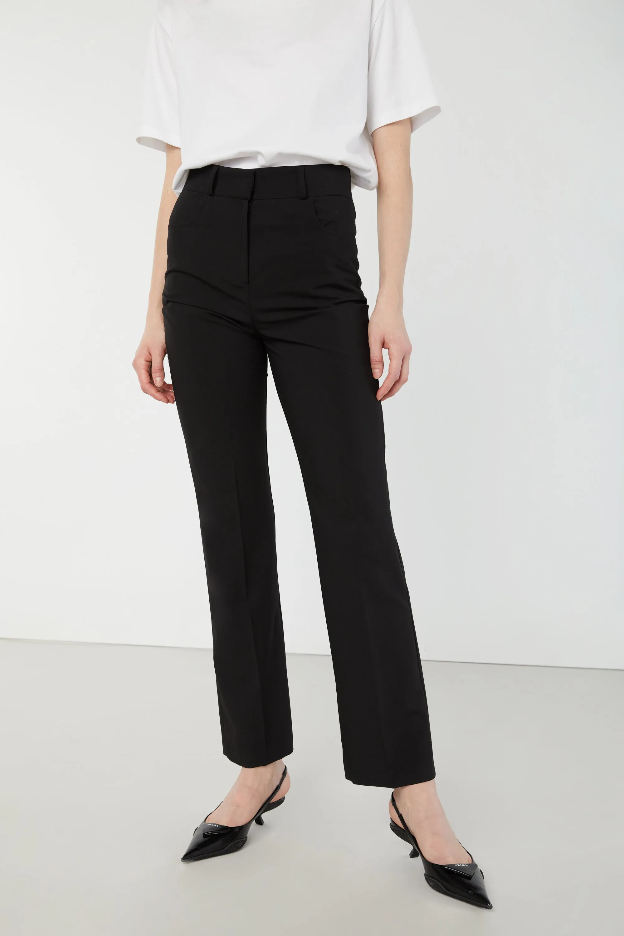 SPLIT BACK HEM TROUSER