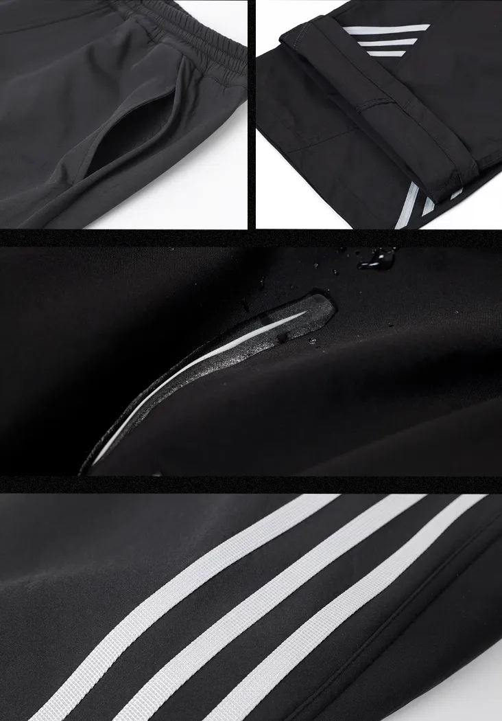 Sports Striped Paratrooper Pants