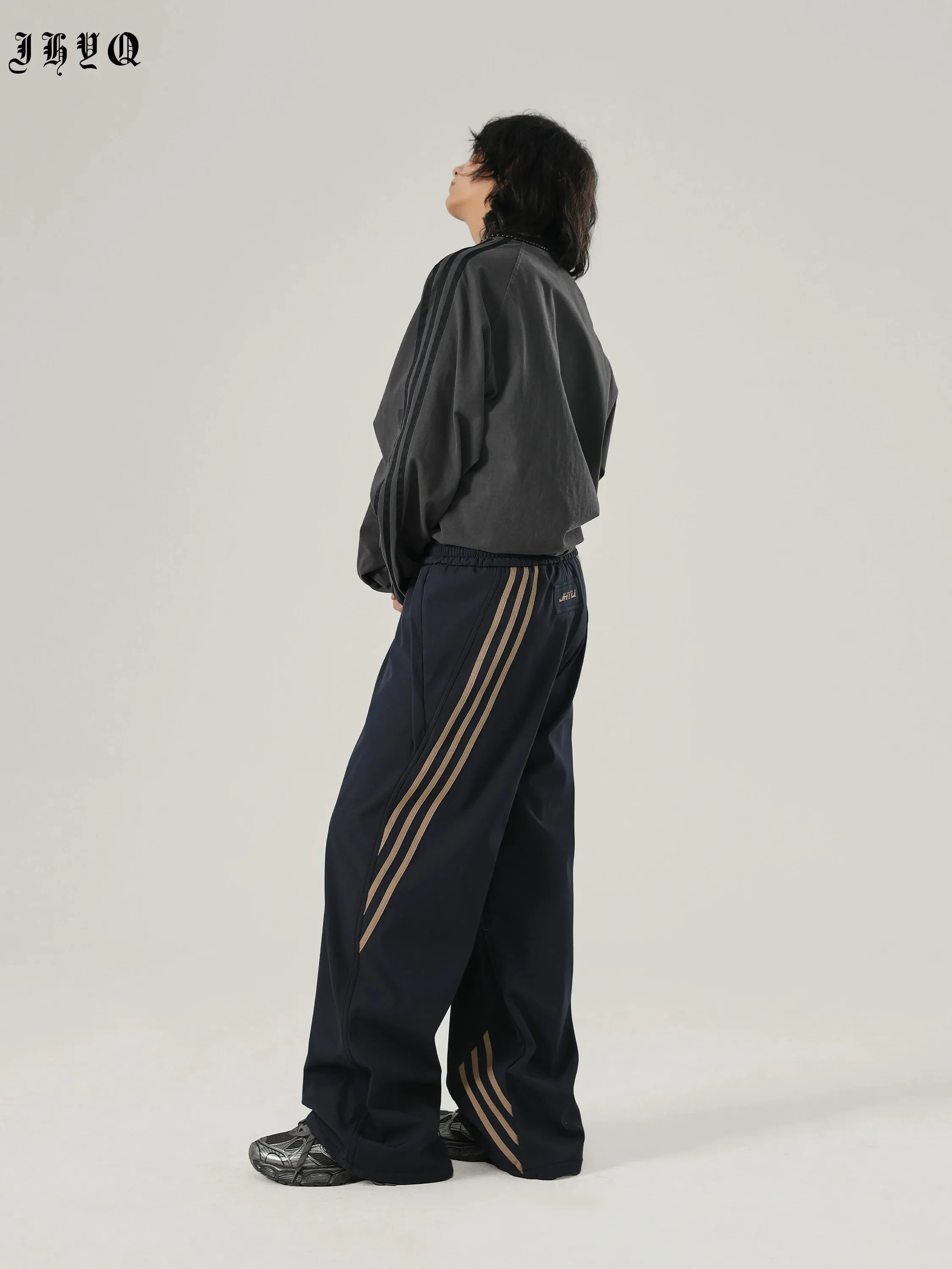 Sports Striped Paratrooper Pants