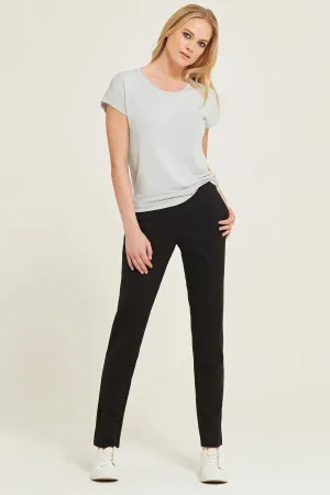 Straight-Leg Crepe Maddison Trouser