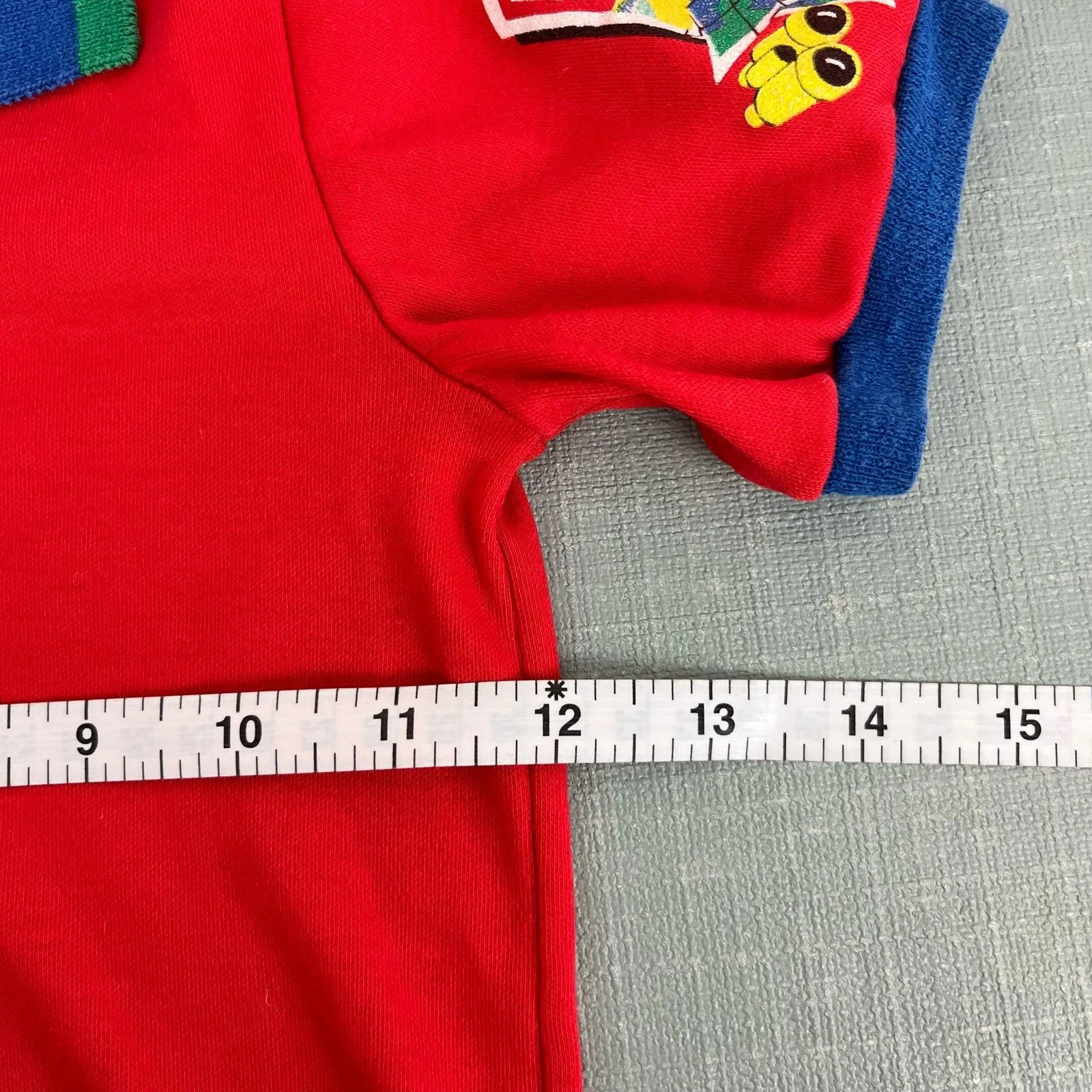Vintage OshKosh World Explorer Red Polo Shirt 5T USA